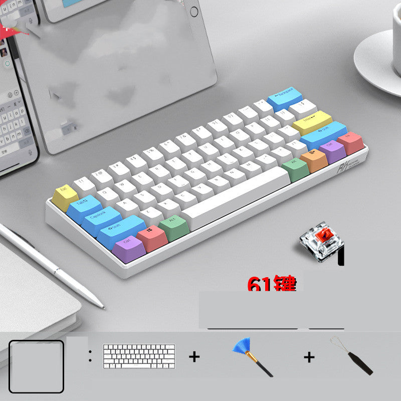 Bluetooth Mechanical Keyboard Mobile Phone Tablet 2 Style 0 - Tophatter Daily Deals