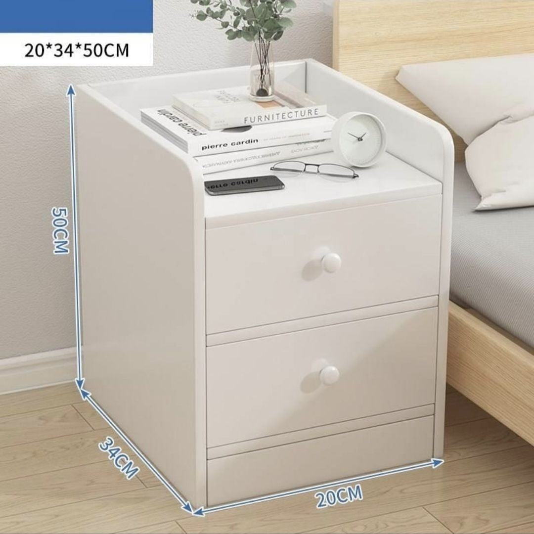 Bedside Table Simple Modern Home Bedroom Crevice Shelf Bedsi 0 - Tophatter Daily Deals