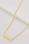 MOM 925 Sterling Silver Necklace Necklaces - Tophatter Daily Deals