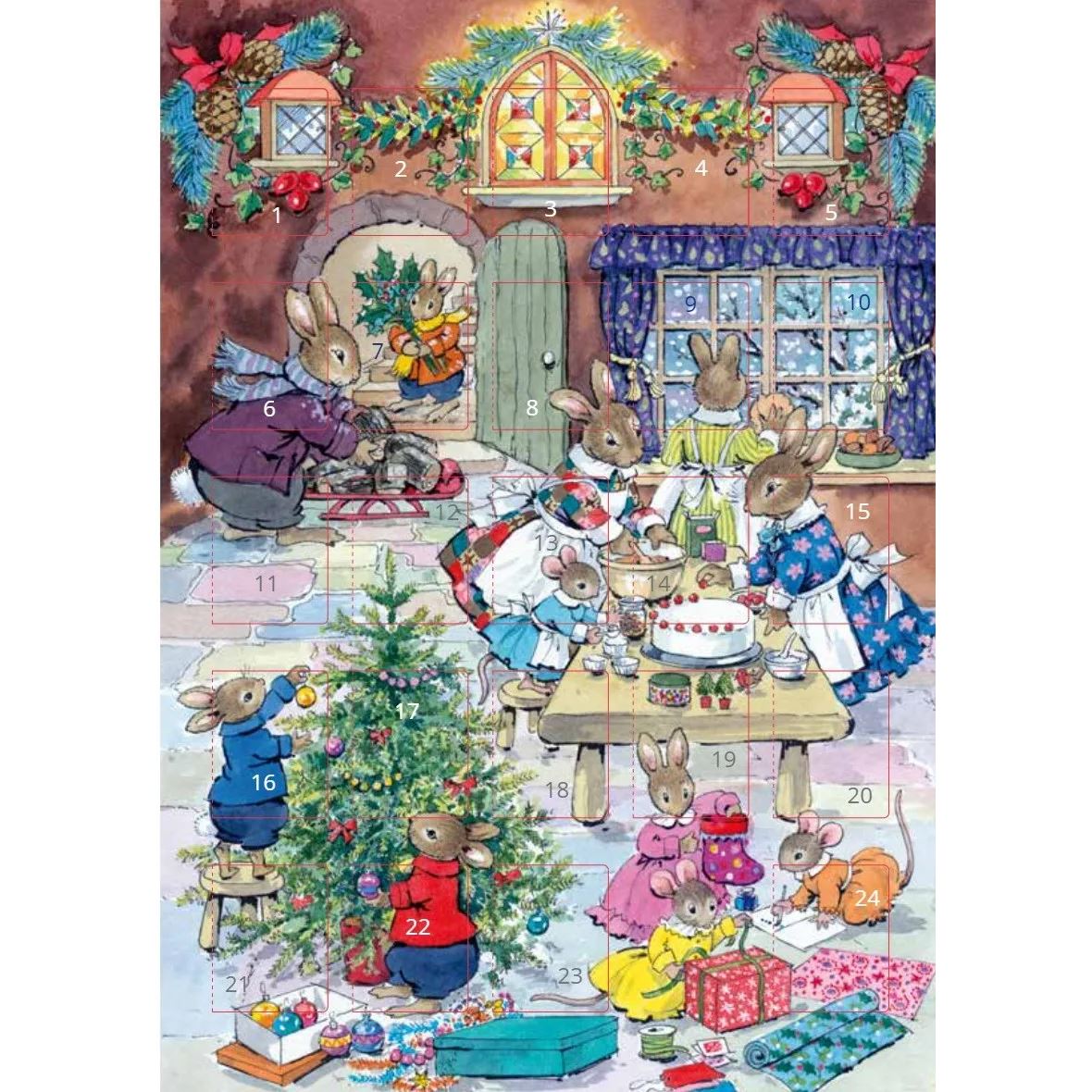 Christmas Eve Advent Calendar Greetings Card | Christmas Advent Calendar - A5 Advent Calendar - Tophatter Daily Deals