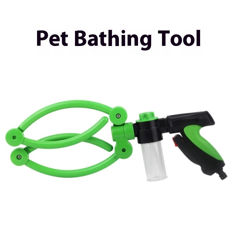 360 Degree Cleaning Foldable Portable Pet Shower 0 - Tophatter Daily Deals