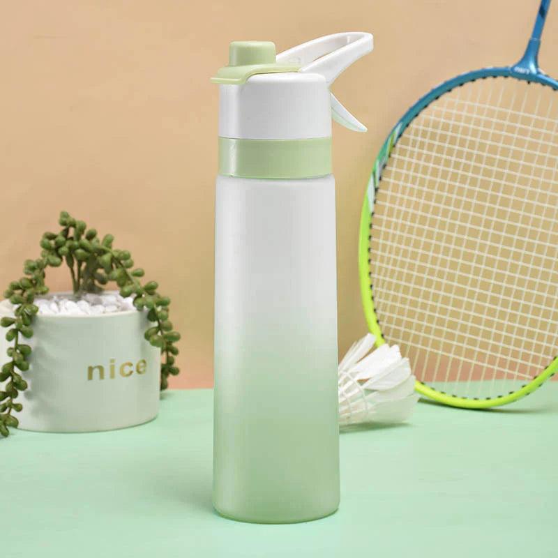Spray Water Bottle for Girls- Outdoor Sport Fitness Water Cup Large Capacity Spray Bottle Drinkware Travel Bottles Kitchen Gadgets Pcgreen bottles - Tophatter Daily Deals