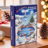 RNLI Charity Christmas Cards | Box of 20 Christmas Cards with 5 Designs Greeting Card - Tophatter Daily Deals