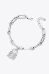 5-Piece Wholesale Lock Charm Chain Bracelet Bracelets - Tophatter Daily Deals