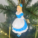 Alice Christmas Tree Bauble | Alice in Wonderland Christmas Tree Ornament - 10cm Baubles - Tophatter Daily Deals