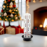 Nutcracker Soldier Christmas Advent Candle | Christmas Pillar Candle - 20cm Advent Candle - Tophatter Daily Deals