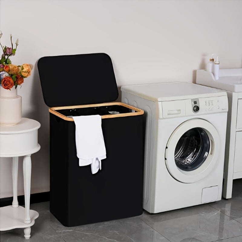 Laundry Basket with Lid & Bags Laundry Baskets - Tophatter Daily Deals
