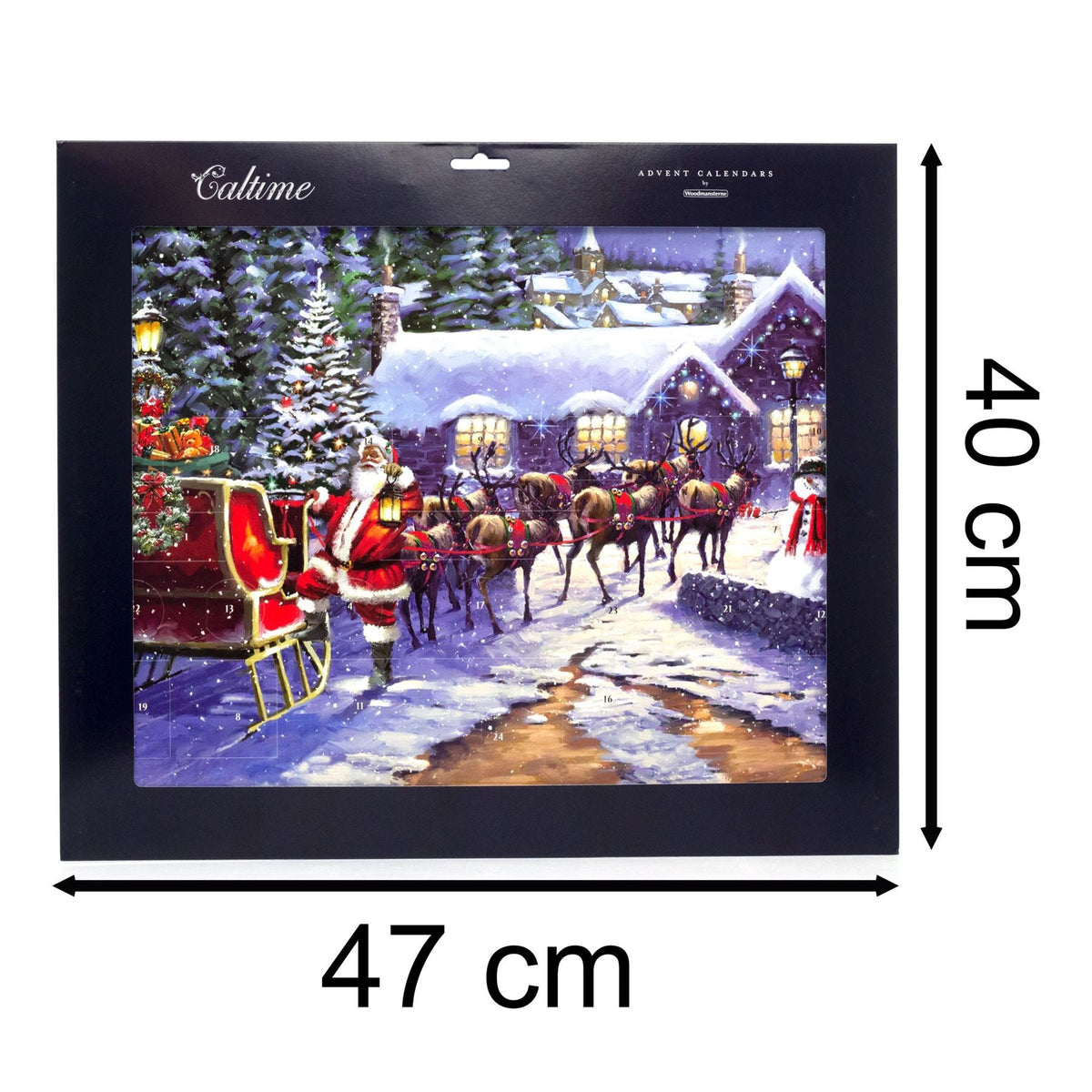 Christmas Eve Christmas Advent Calendar | Santa Picture Advent Calendar 46x37cm Advent Calendar - Tophatter Daily Deals