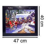 Christmas Eve Christmas Advent Calendar | Santa Picture Advent Calendar 46x37cm Advent Calendar - Tophatter Daily Deals