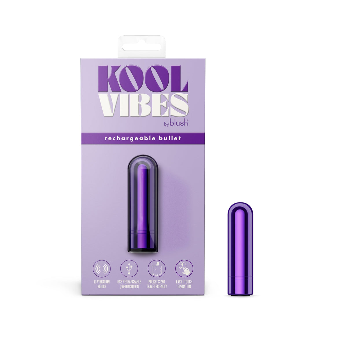 Kool Vibes Mini Bullet Vibrator Grape > Vibrators > Mini Vibrators - Tophatter Daily Deals