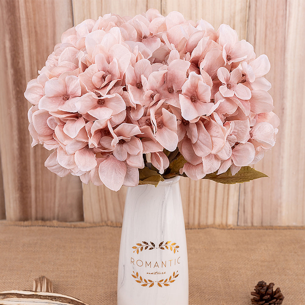 Artificial Flowers Hydrangea Branch Home Wedding Decor Autum 0 - Tophatter Daily Deals