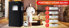 Tomioka® Portable Steam Spa Sauna + Chair Saunas - Tophatter Daily Deals
