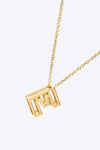 A to J Letter Pendant Nekclace Necklaces - Tophatter Daily Deals
