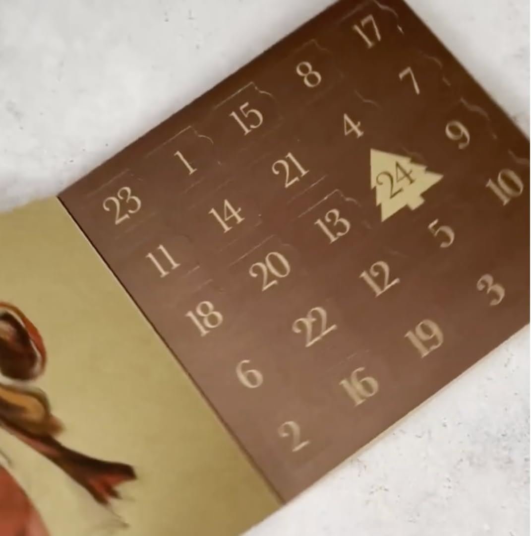 Cox & Co. 60% Single-Origin Dark Chocolate Christmas Advent Calendar for Adults Advent Calendar - Tophatter Daily Deals