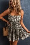 Printed Scoop Neck Mini Cami Dress Casual Dresses - Tophatter Daily Deals