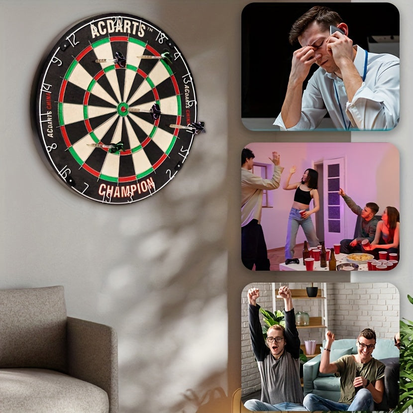 Dartboard Set Soft Head Sisal Bristle Sports & Outdoor - Tophatter Daily Deals
