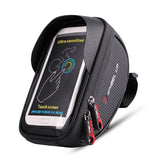 Bicycle Bag, Touch Screen Phone Bag, Mountain Bike Front Beam Bag, Cycling Bag, Handlebar Bag 0 - Tophatter Daily Deals