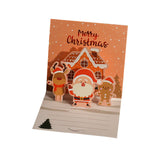 3D Christmas Stereoscopic Greeting Cards Thanksgiving Day Blessing 0 - Tophatter Daily Deals