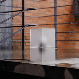 Frosted Acrylic Designer Lamp 0 - Tophatter Daily Deals