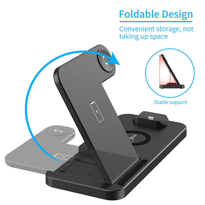 18w Folding Vertical 4in1 Fast Charge 0 - Tophatter Daily Deals