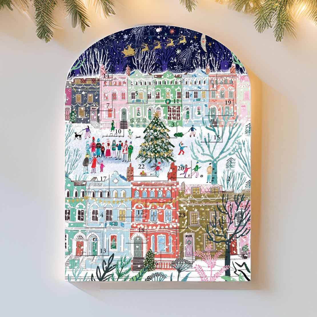 Winter in Notting Hill Christmas Advent Calendar | Traditional Advent Calendar Advent Calendar - Tophatter Daily Deals