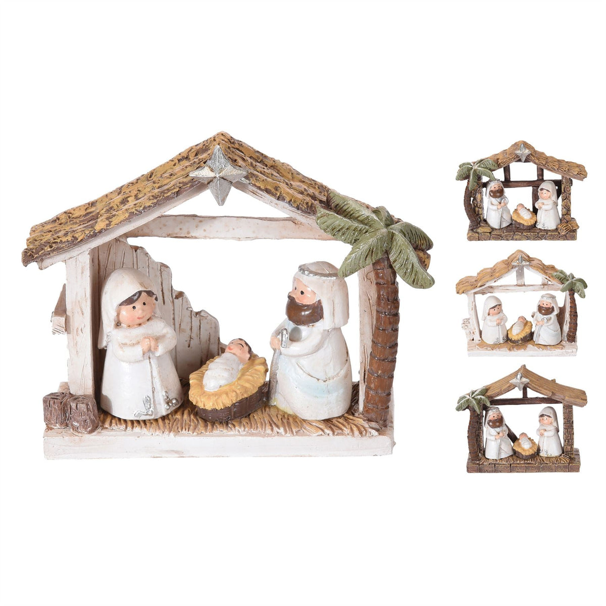 Mini Christmas Nativity Scene | Nativity Set with Baby Jesus, Mary & Joseph Nativity Set - Tophatter Daily Deals