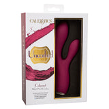 Uncorked Cabernet Dual Massager in Deep Wine Red with 10 Speeds and Silicone Vibrator > Vibrators > Ladies > Rabbit - Tophatter Daily Deals