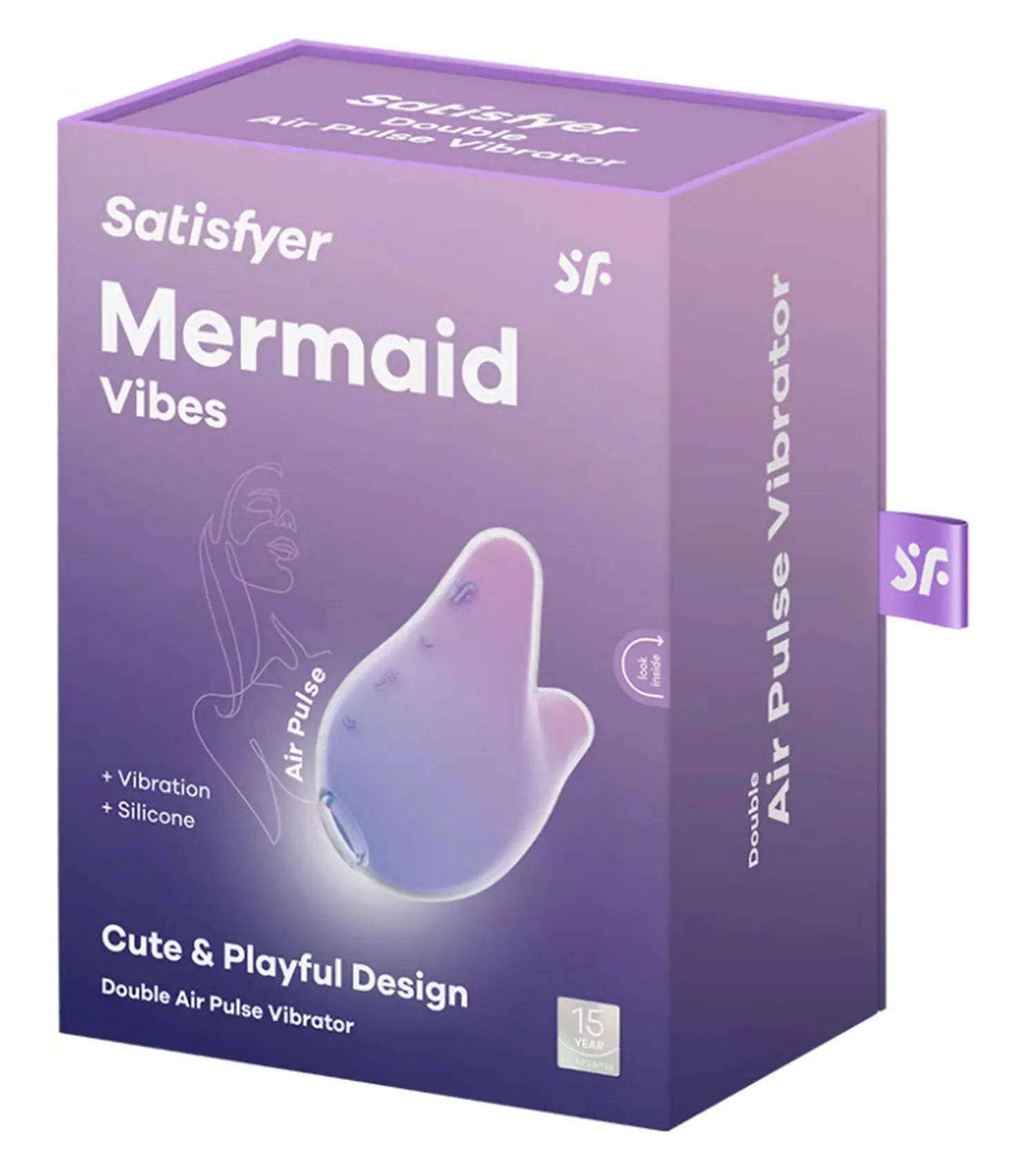Satisfyer Mermaid Vibes – Waterproof Pressure Wave and Vibrator Device > Sex Toys For Ladies > Air Pulsation - Tophatter Daily Deals