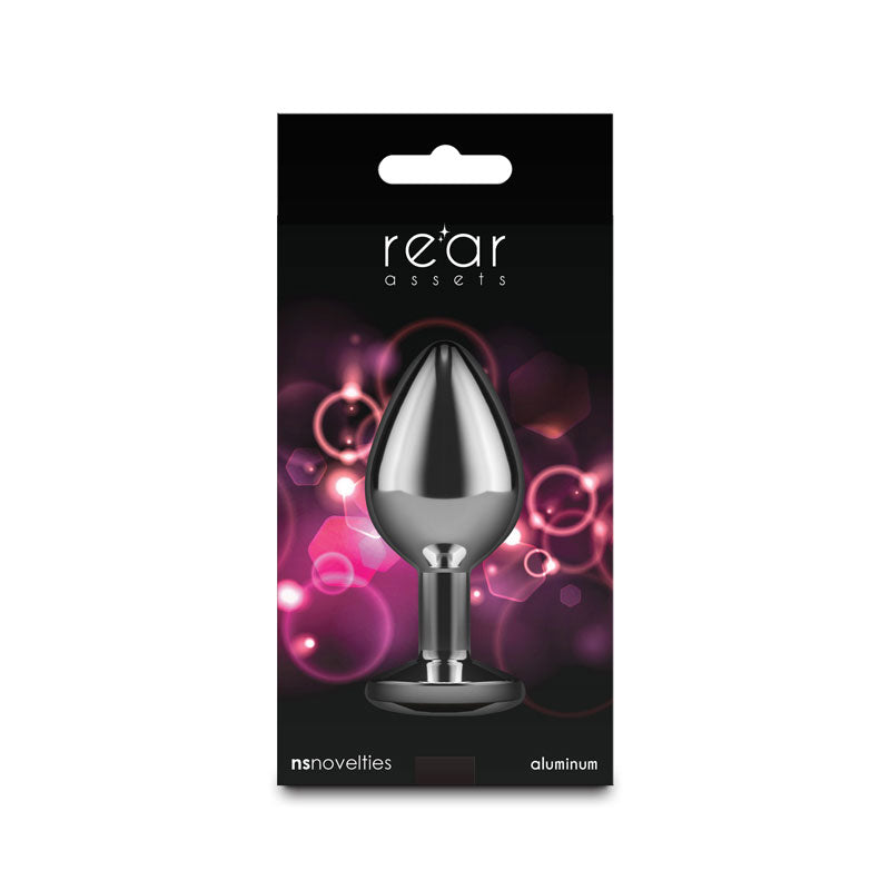 Rear Assets Medium Metal Butt Plug with Pink Gem Base > Anal Range > Jewel Butt Plugs - Tophatter Daily Deals