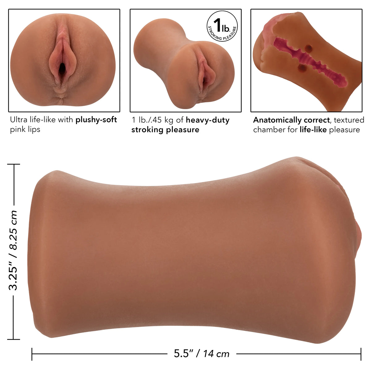 Stroke It Tight Pussy – Heavy-Duty Stroking Sleeve > Sex Toys For Men > Masturbators > Manual - Tophatter Daily Deals