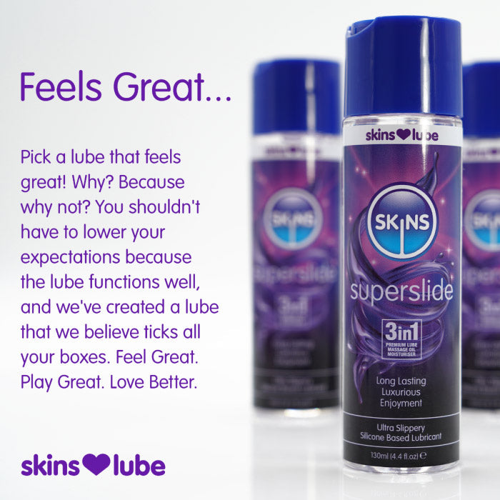 Skins Super Slide – Silicone-Based Lubricant 4.4oz > Lube > Silicone - Tophatter Daily Deals