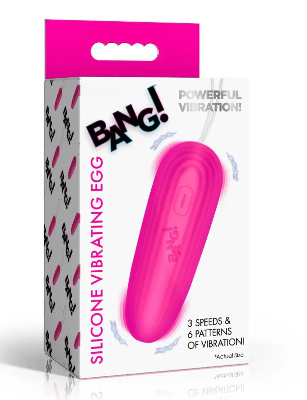 Bang! Silicone Vibrating Egg – Rechargeable Internal Vibrator > Sex Toys For Ladies > Vibrating Eggs - Tophatter Daily Deals