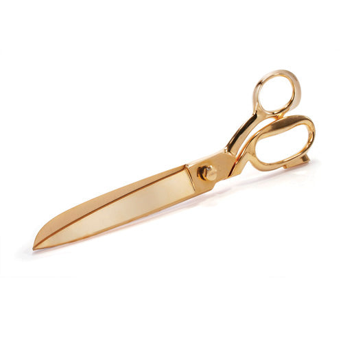 Premium 12-Inch Gold or Nickel Ribbon-Cutting Ceremony Scissors Gold - Tophatter Daily Deals