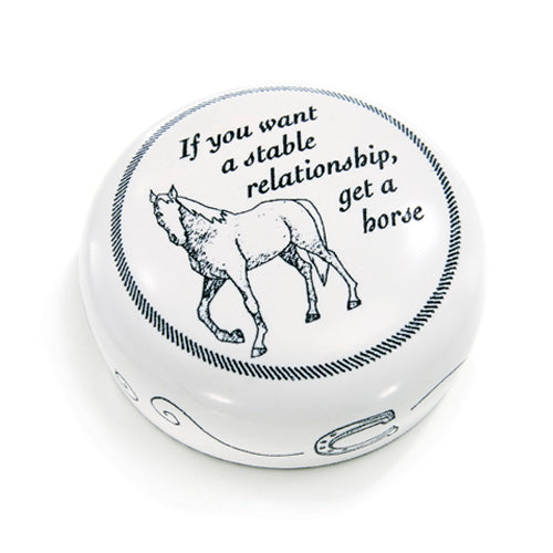 Word of the Wise-Paperweights Stable Relationship - Tophatter Daily Deals