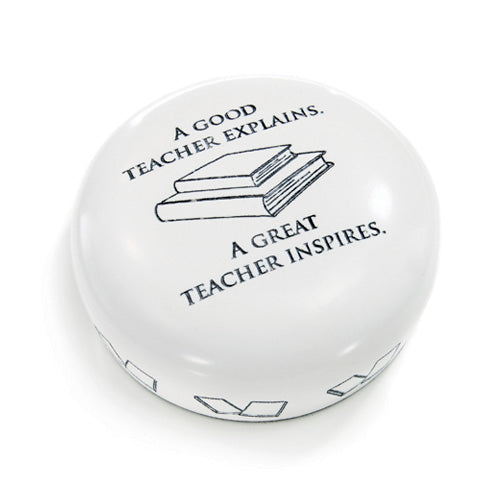 Word of the Wise-Paperweights Good Teacher - Tophatter Daily Deals