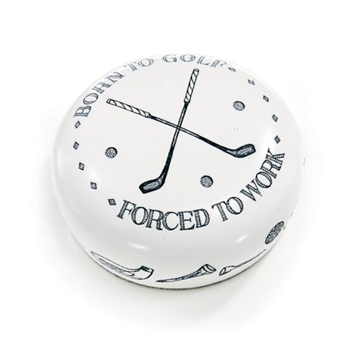 Word of the Wise-Paperweights Born To Golf - Tophatter Daily Deals