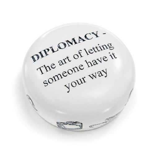Word of the Wise-Paperweights Diplomacy - Tophatter Daily Deals