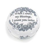 Word of the Wise-Paperweights Count Your Blessings - Tophatter Daily Deals