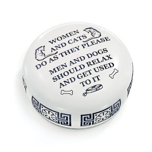 Word of the Wise-Paperweights Women And Cats - Tophatter Daily Deals