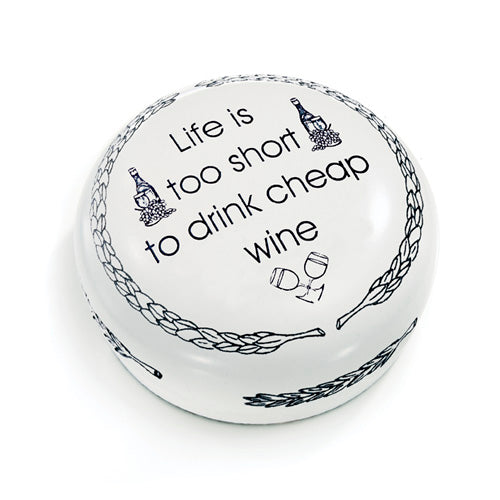 Word of the Wise-Paperweights Life Too Short - Tophatter Daily Deals