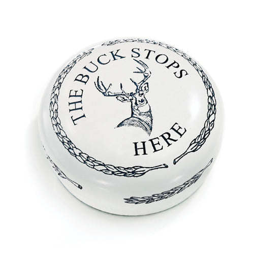 Word of the Wise-Paperweights The Buck Stops Here - Tophatter Daily Deals