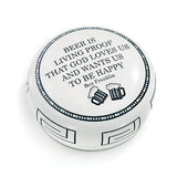 Word of the Wise-Paperweights Beer Is Proof - Tophatter Daily Deals