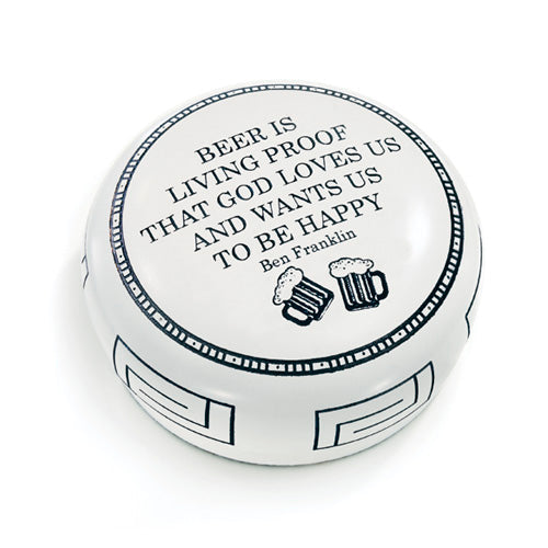 Word of the Wise-Paperweights Beer Is Proof - Tophatter Daily Deals