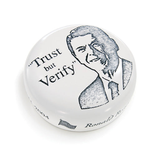Word of the Wise-Paperweights Trust But Verify - Tophatter Daily Deals