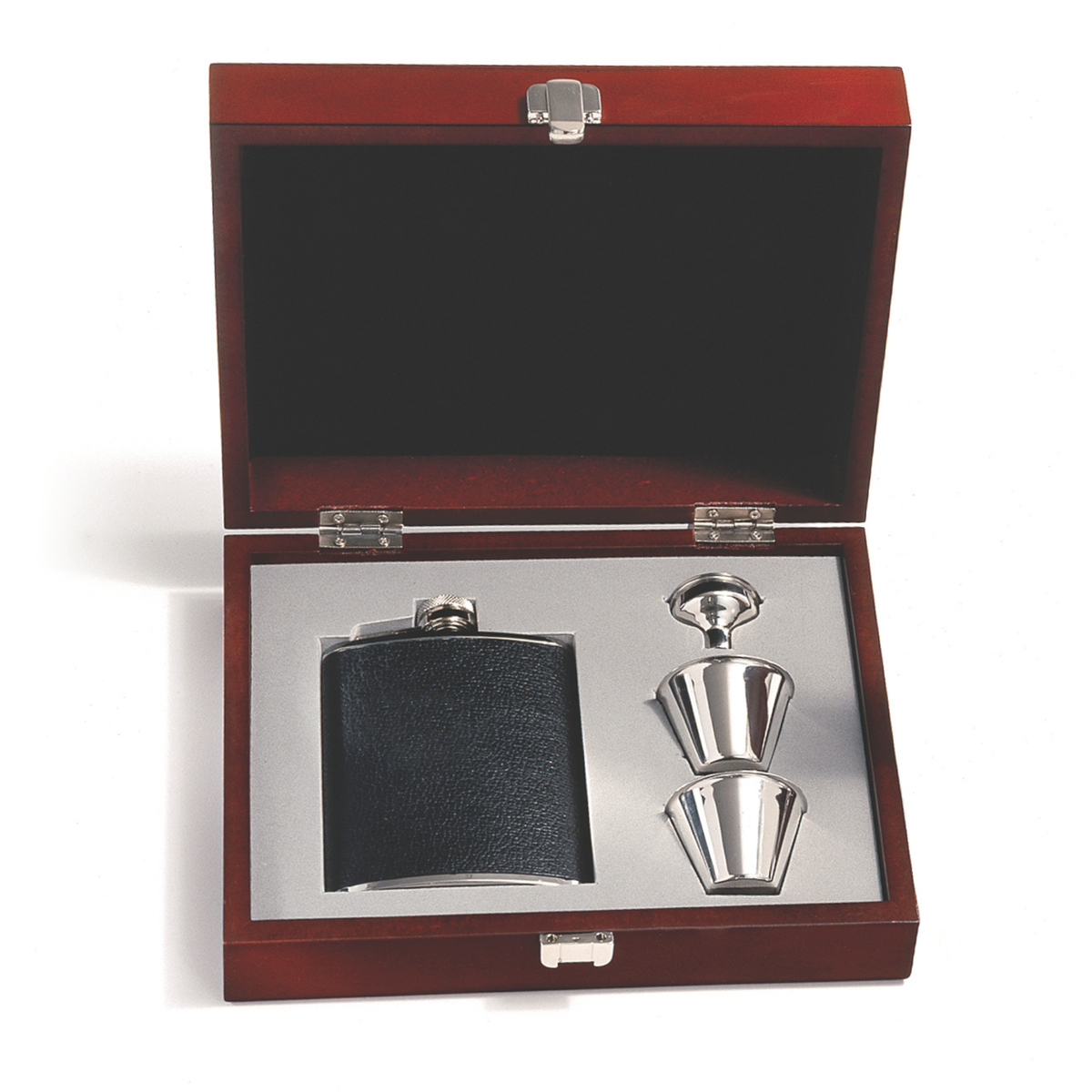 Flask Presentation Set Black - Tophatter Daily Deals