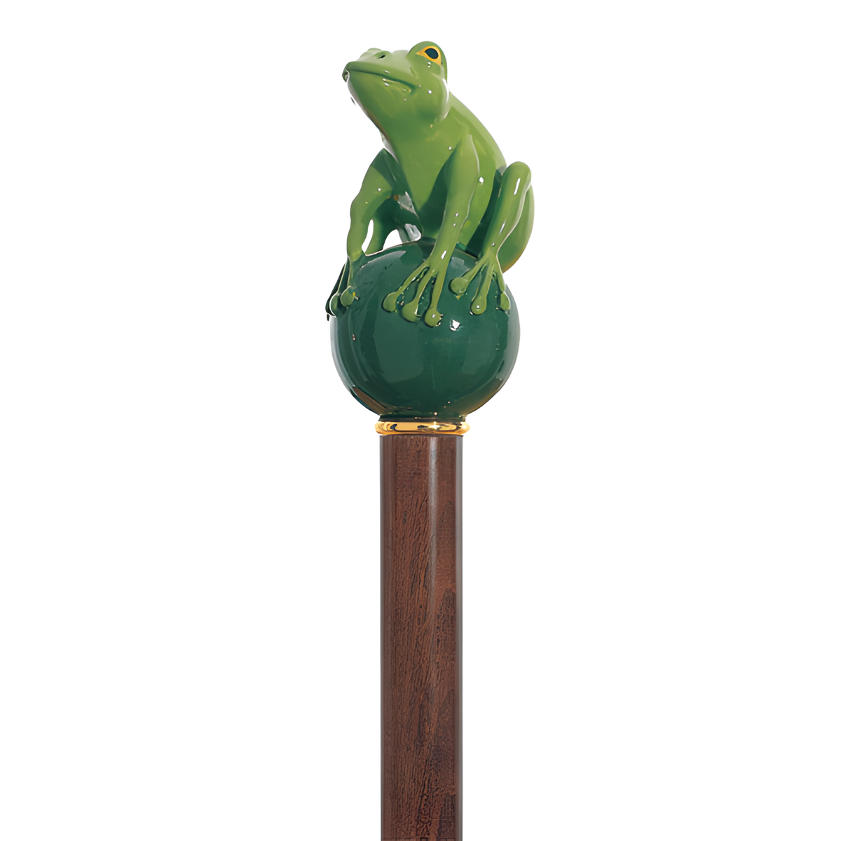 Frog Prince Green - Walking Cane - Tophatter Daily Deals