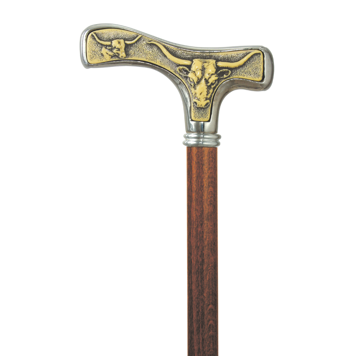 Longhorns Walking Stick - Harvy Canes - Tophatter Daily Deals