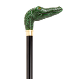 Green Gator Walking Cane - Tophatter Daily Deals