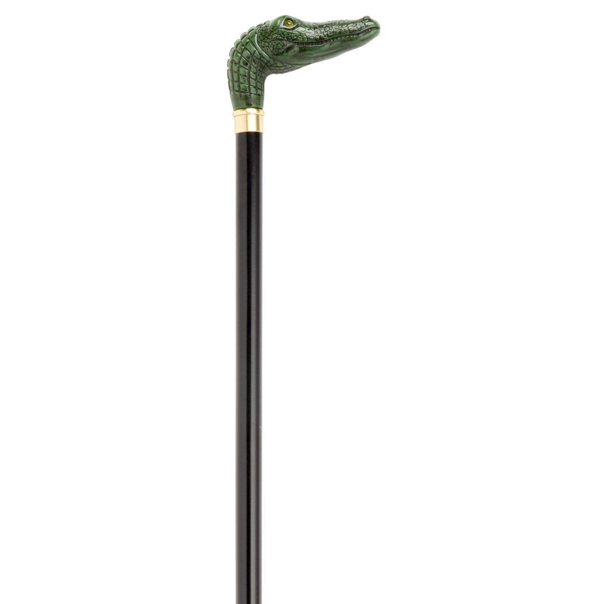 Green Gator Walking Cane - Tophatter Daily Deals