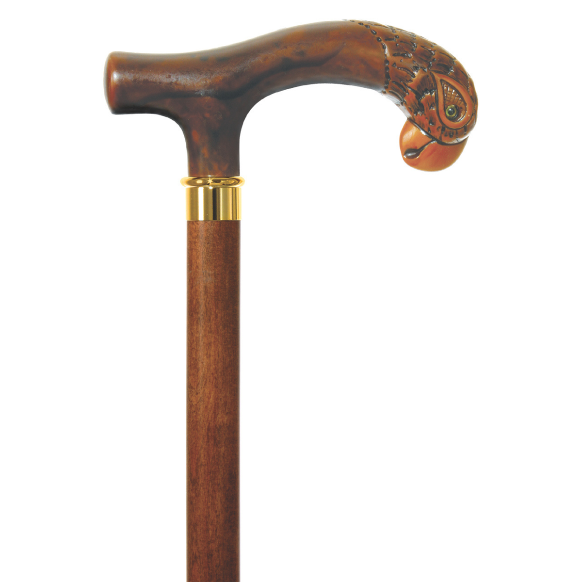 Polly Parrot Walking Cane - Tophatter Daily Deals